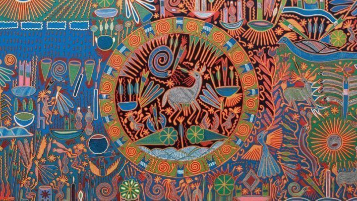 Huichol Kunst Malerei