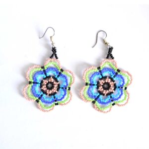 Aretes de chaquira | Huichol