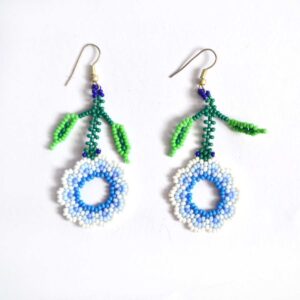 Aretes de chaquira | Huichol