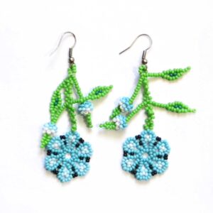Aretes de chaquira | Huichol