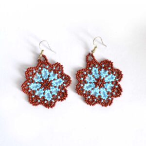 Aretes de chaquira | Huichol