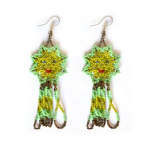 Aretes de microchaquira | Huichol