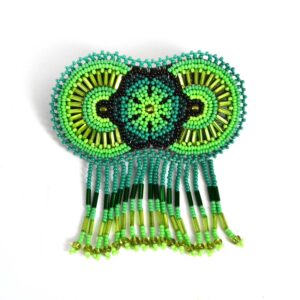 Broche de cabelo Huichol