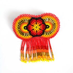 Broche de cabelo Huichol