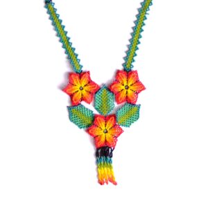Necklace of microbeads | Huichol