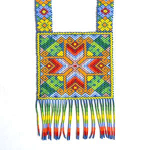 Peitoral de Chaquira : Huichol
