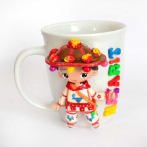 Huichol-Figur Becher