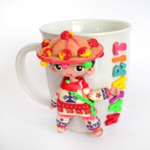 Mug en forme de figure Huichol