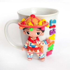 Huichol-Figur Becher