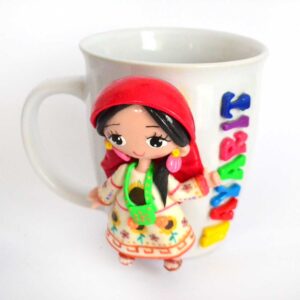 Huichol-Figur Becher