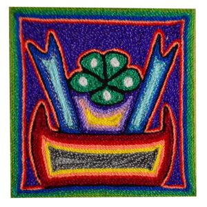 Garnmalerei | Huichol | 10 cm
