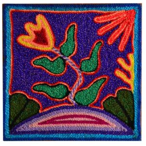 Pintura em fio | Huichol | 10 cms