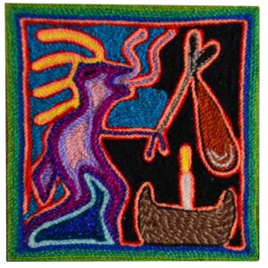 Pintura em fio | Huichol | 10 cms