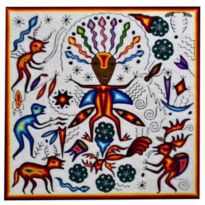 Huichol-Garnmalerei | Mexikanische spirituelle Kunst