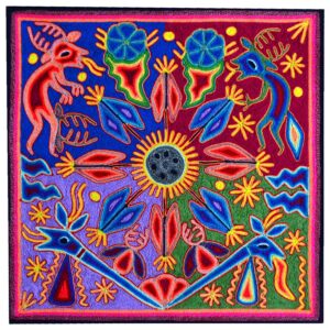 Yarn painting: 40 cms
