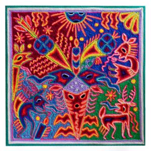 Yarn painting: 40 cms