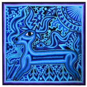 Yarn painting: 40 cms