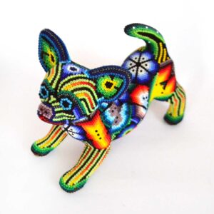 Chihuahua Hund | Huichol Kunst