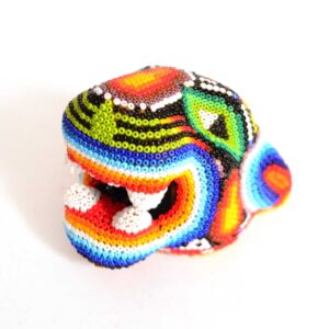 Cabeza de jaguar | Arte Huichol