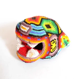 Cabeza de jaguar | Arte Huichol