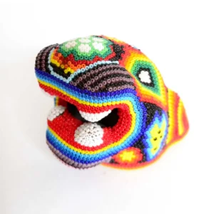 Cabeza de jaguar | Arte Huichol