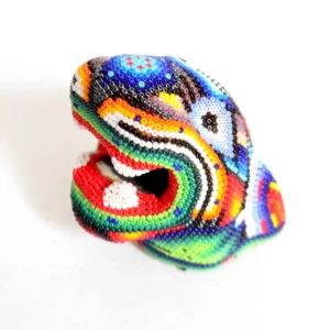 Cabeza de jaguar | Arte Huichol