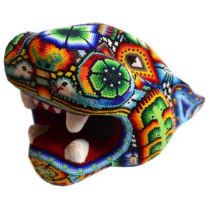 Cabeza de jaguar | Arte Huichol
