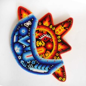 Sonnenfinsternis | Huichol-Kunst