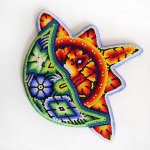 Sonnenfinsternis | Huichol-Kunst