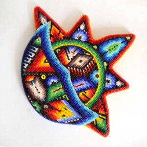 Sonnenfinsternis | Huichol-Kunst