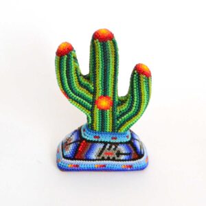 Cactus : Huichol Art : Microchaquira