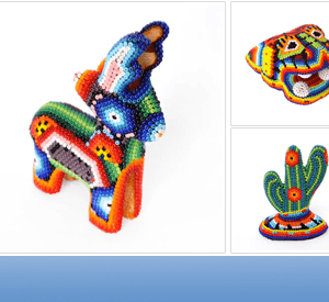 Miniaturfiguren - Huichol-Kunst