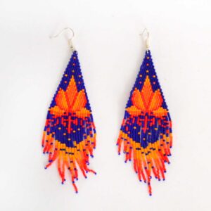 ホイチョルのマイクロチャキラのイヤリング｜Huichol