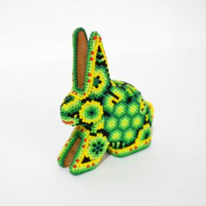 Art Huichol intervention lapin