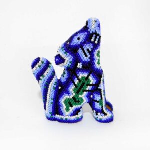 Loup d'art huichol