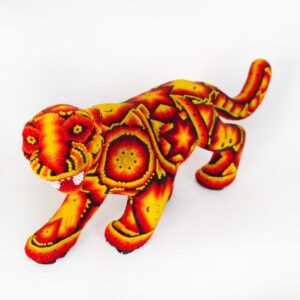 Spaziergang mit dem Jaguar : Huichol-Kunst