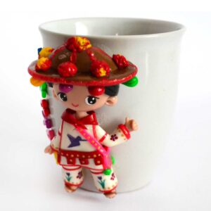 Huichol-Figur Becher