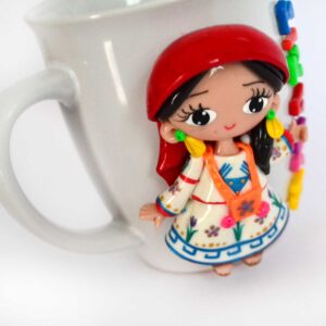 Huichol-Figur Becher