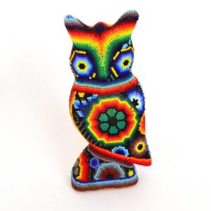 Eule : Huichol-Kunst