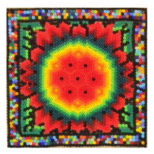 Huichol art chaquira painting