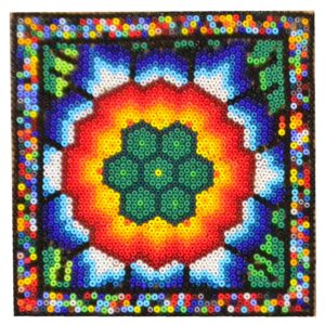 Huichol Chaquira Kunst Gemälde
