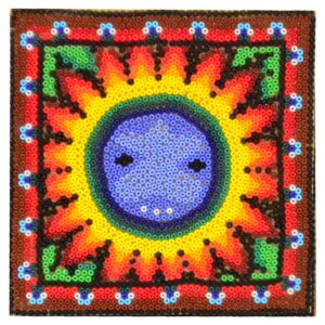 Art huichol peinture chaquira