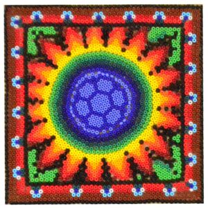 Huichol Chaquira Kunst Gemälde