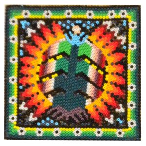 Arte huichol pintura chaquira