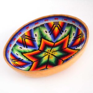 Arte Huichol Jícara