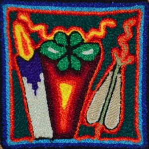 Huichol art worsted board