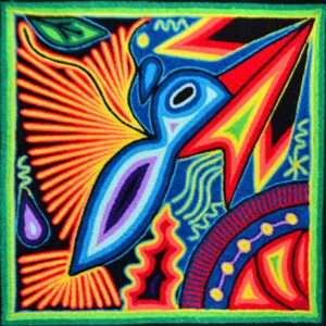 Tabla de estambre - Arte Huichol