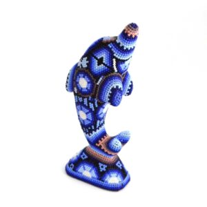 Huichol art dolphin