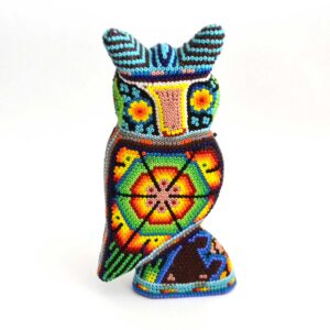 Buho de arte huichol