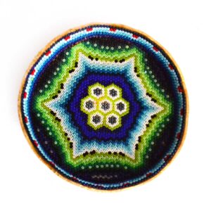 jicara de arte huichol